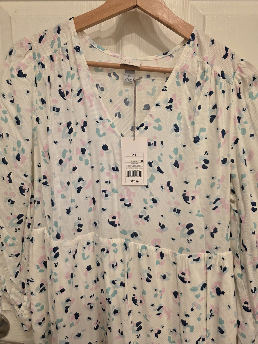 Abstract Floral Dress